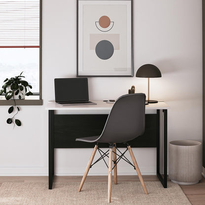 Sorina - Writing Desk - White / Light Oak