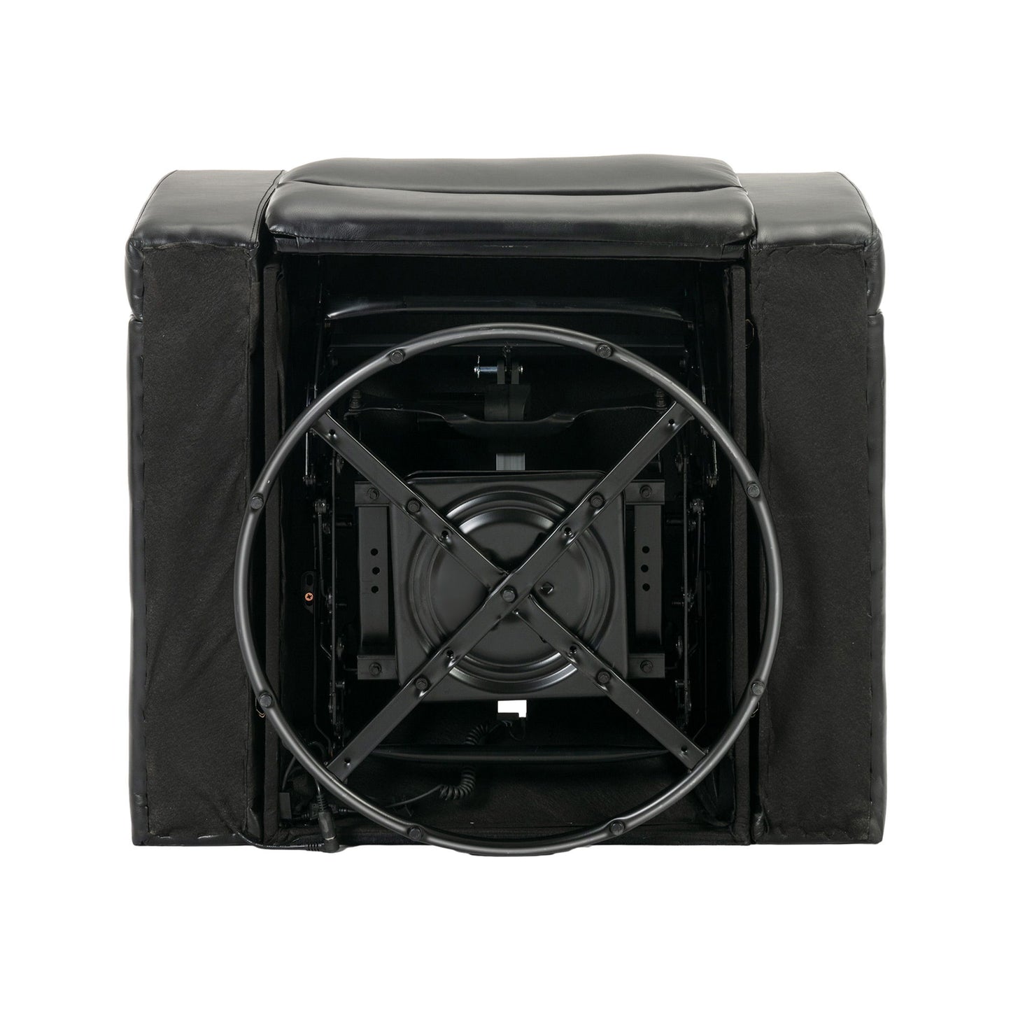 270 Degree Swivel Power Recliner With Tray Table, Phone Holder, Cup Holder, USB Port