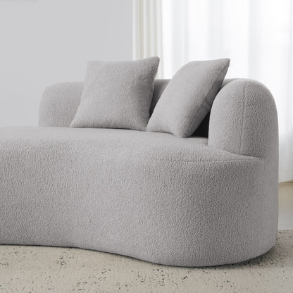 Curved 4 Seater Full Compression Sponge Sofa