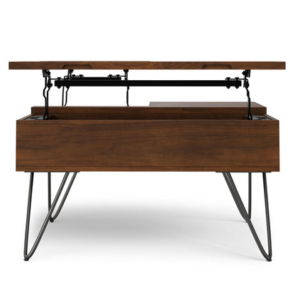 Hunter - Square Lift Top Coffee Table - Walnut
