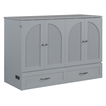 Murphy Bed With Large Drawers