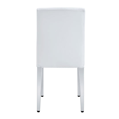Elegant Upholstered Chairs & Metal Legs