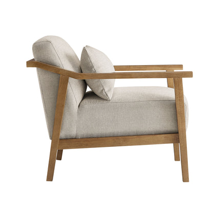 Reagan - Arm Accent Chair With Lumbar Pillow