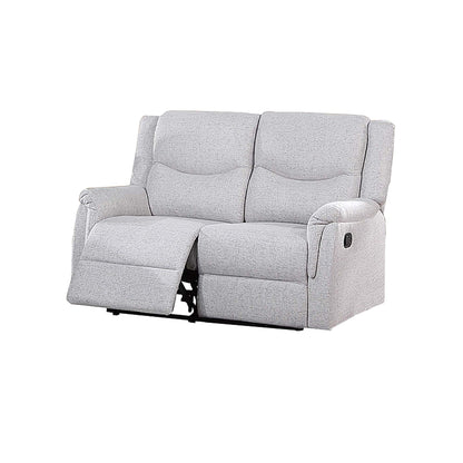 Modern Style Recliner Loveseat With Plush Armrest And Headrest