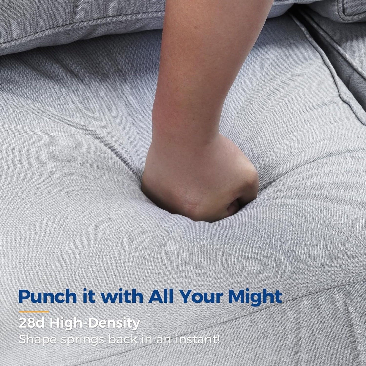 Patio All-Weather Loveseat With Thick Cushions