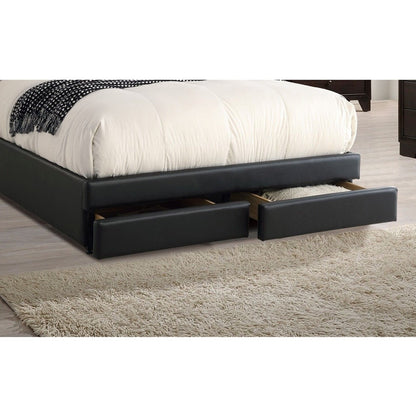 Modern Bed With Storage Drawers