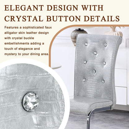 Elegant Design Upholstered Dining Chairs