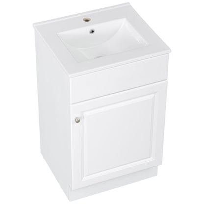 Bathroom Vanity With Sink, Cabinet With Adjustable Shelf