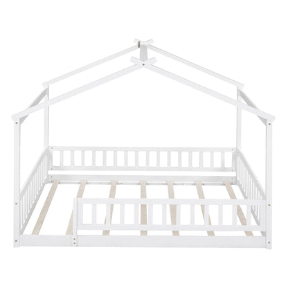 Bed House Bed Frame With Fence