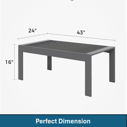 Outdoor Patio Set, All-Weather & Thick Cushions