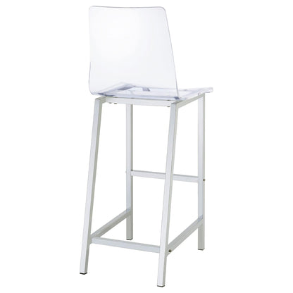 Bar Stools (Set of 2) - Clear