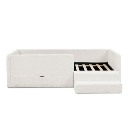 Safe Kids Bed With Guardrails And Storage