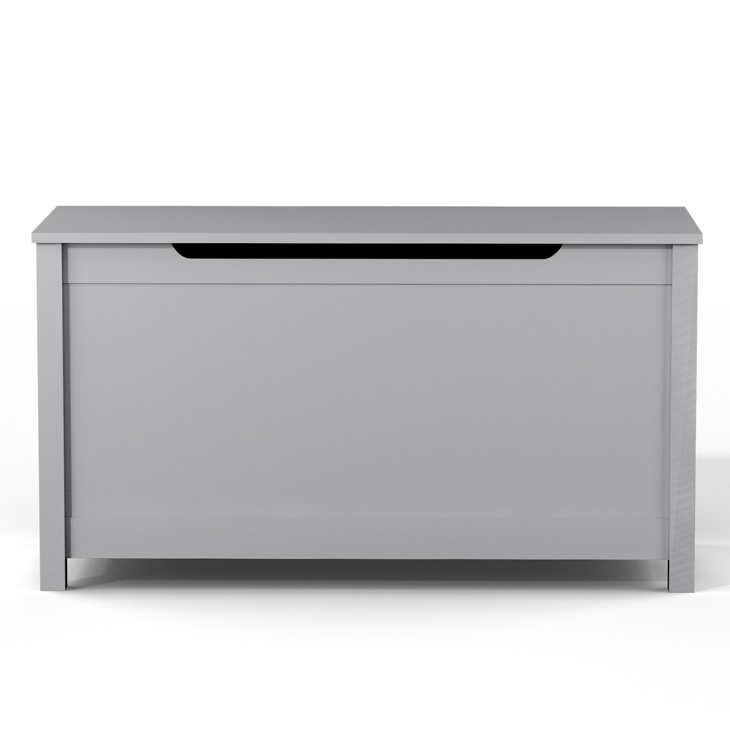 Toy Box Storage With Safety Hinged Lid