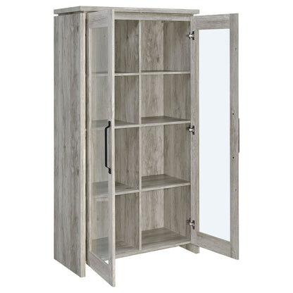 Myerson - 2 Door Tall Cabinet - Gray