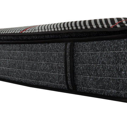 15" Euro Top Gel Memory Foam Hybrid Mattress With Pocket Coils, Cooling & Edge Support - Black - Queen