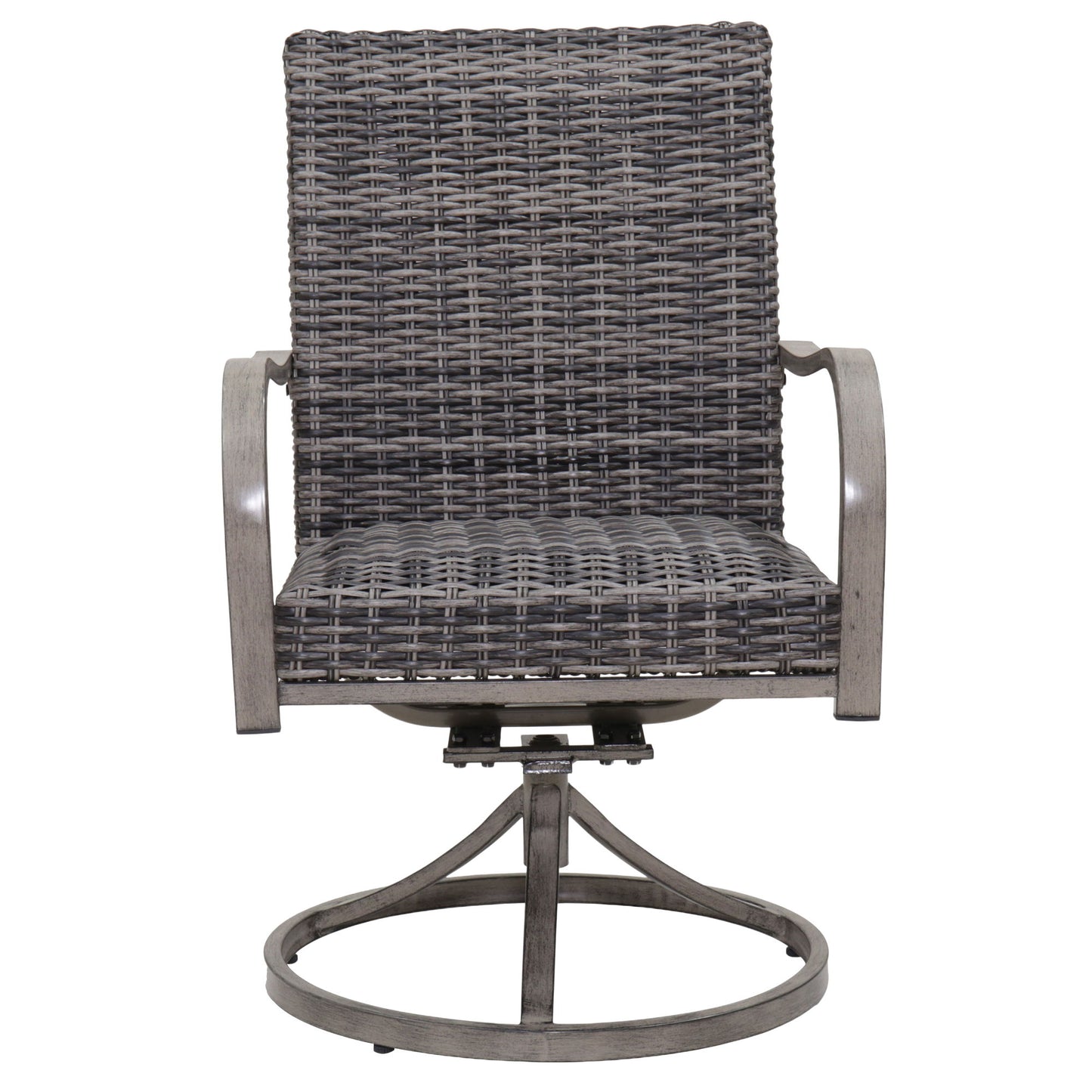 Outdoor Swivel Dining Chair (Set of 2) - Gray