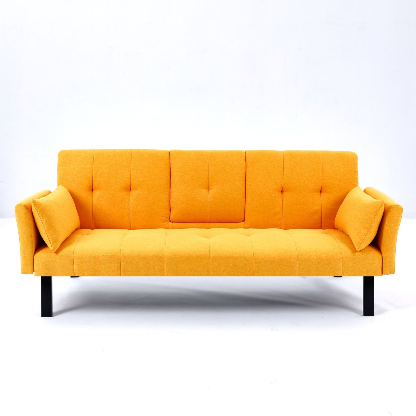 Sofa Bed With Foldable Design And Cup Holder