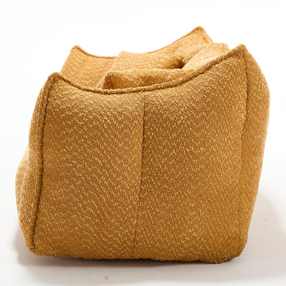 Comfortable Dual Beanbag Chair With High Resilience Foam Core For 2 People