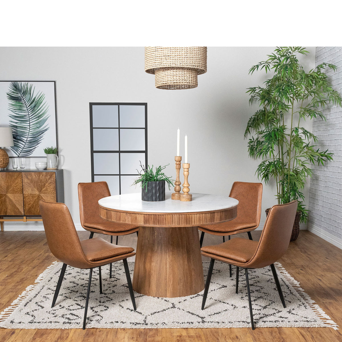 Feast - Coffee Dining Chair (Set of 2) - Coffee