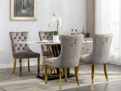 Nikki - Modern, High-End Tufted Dining Chair (Set of 2)