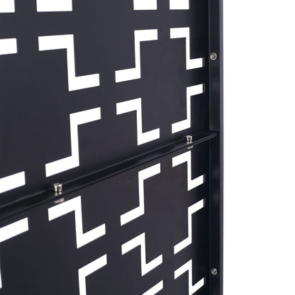 Outdoor & Indoor Metal Privacy Freestanding Decorative Screen