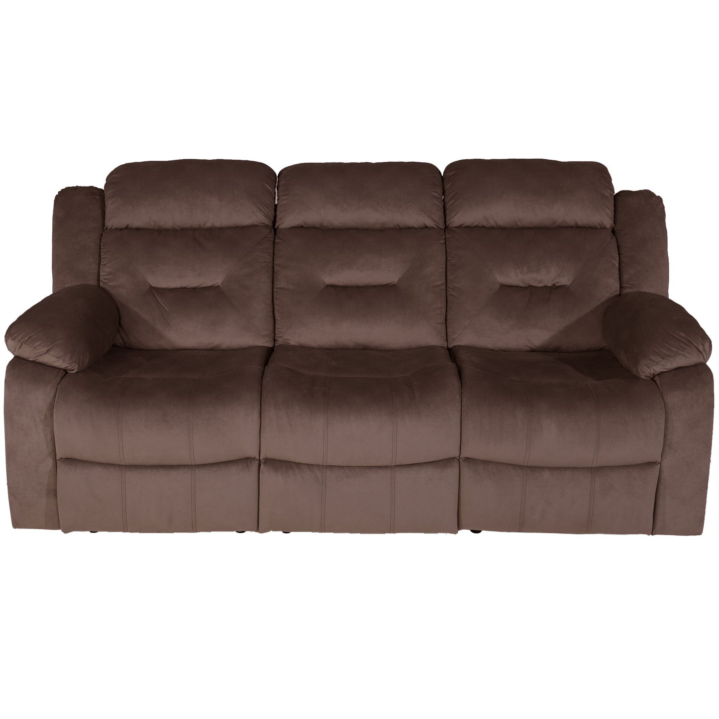 Contemporary Living Room Set With Pillow Arms And Headrest Support