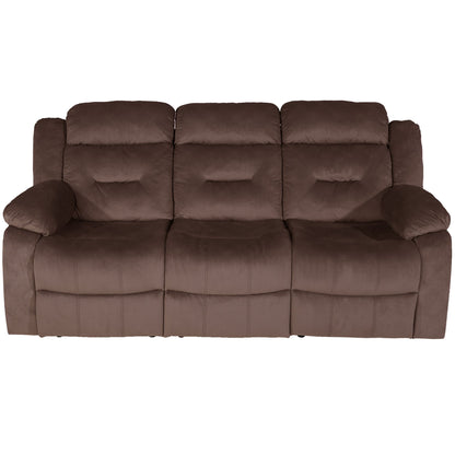 Contemporary Living Room Set With Pillow Arms And Headrest Support