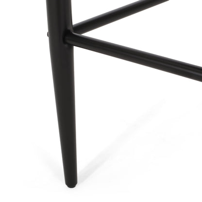 Upholstered Bar Stools With Backs For Kitchen Island (Set of 2)