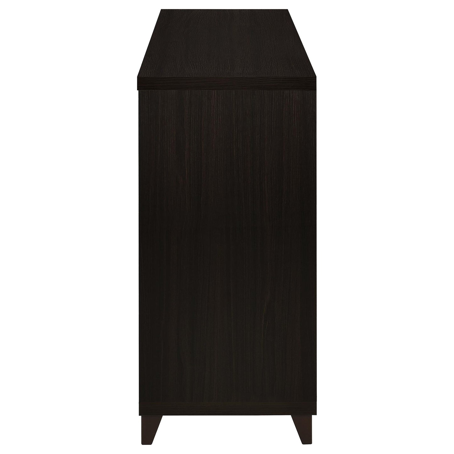 Nyler - 3 Drawer Rectangular TV Console - Cappuccino