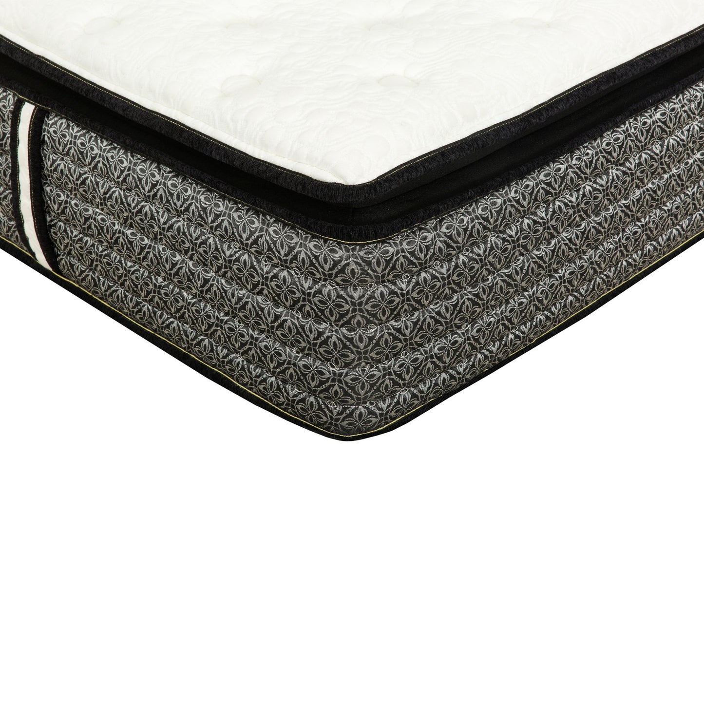 14" Premium Pocket Coil Hybrid Mattress With Gel Memory Foam, Super Plush - Gray / White - King