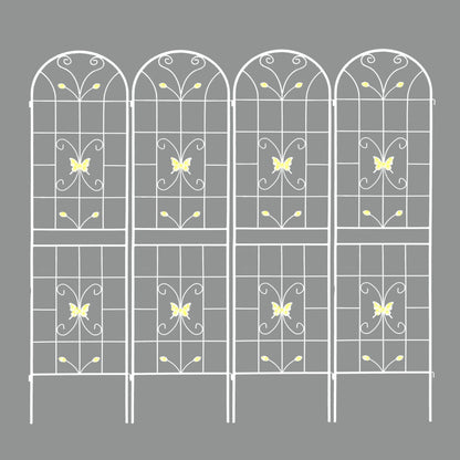 Garden Metal Trellis Rustproof Trellis For Climbing Plants Outdoor Flower Support