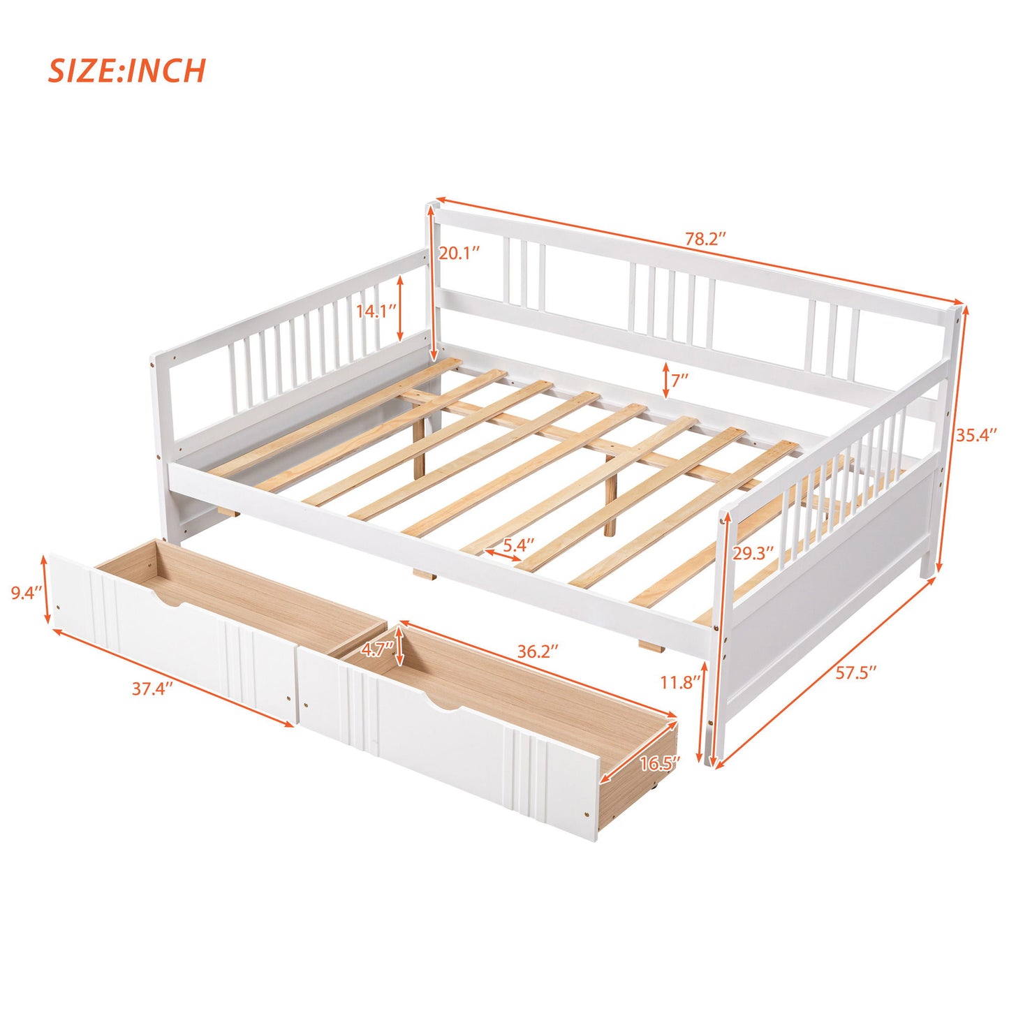 Multifunctional Modern Daybed