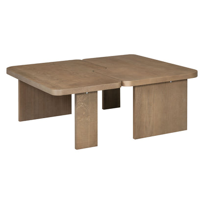 Modern Minimalist Coffee Table Set With Splicing Design