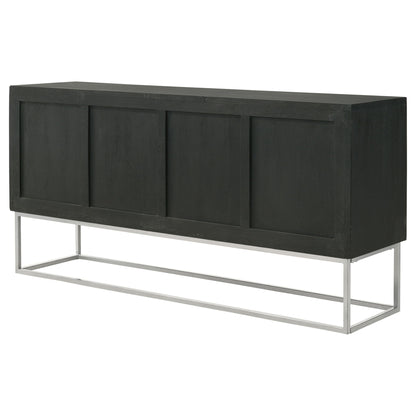 Washoe - 4 Door Accent Cabinet - Walnut