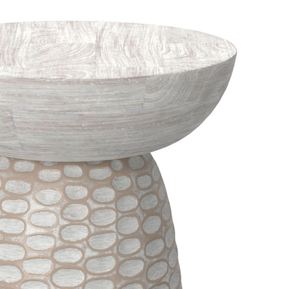 Boyd - Accent Table - White Wash