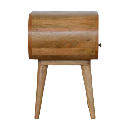 Circular Open Bedside Nightstand