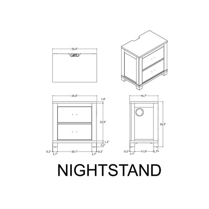 Augusta - 5 Piece Bedroom Set