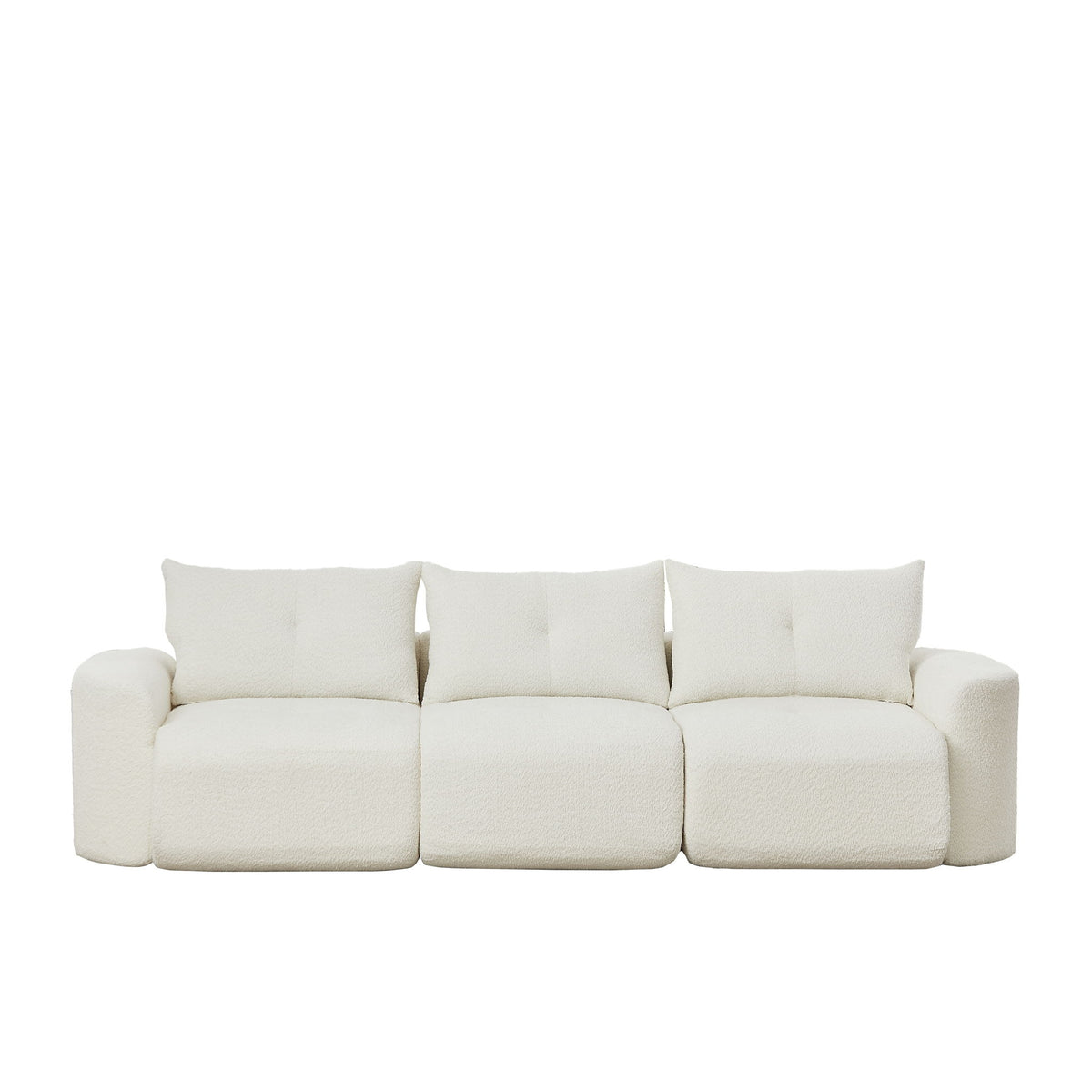 3 Seater With Thickened Armrests Sofa For Living Room