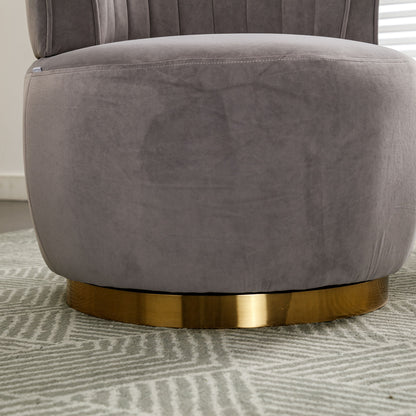 360 Degree Swivel Cuddle Barrel Accent Sofa Chair