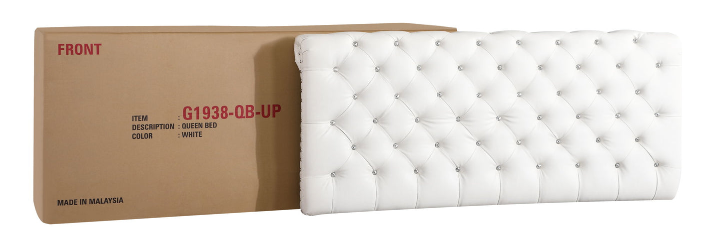 Elegant Transitional Upholstered Bed