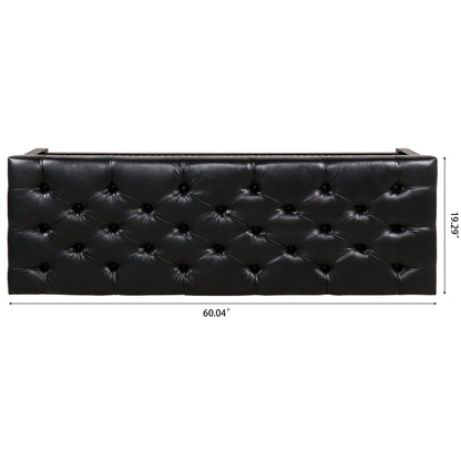 Bedroom End Of Bed Bench Tufted Upholstered End Of Bed Bench End Of Bed Entrance Shoe Bench With Nailhead Trim And Shelf Bedroom Upholstered Bench Living Room Shoe Rack Footstool