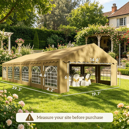Outdoor Party Tent For Events - Brown