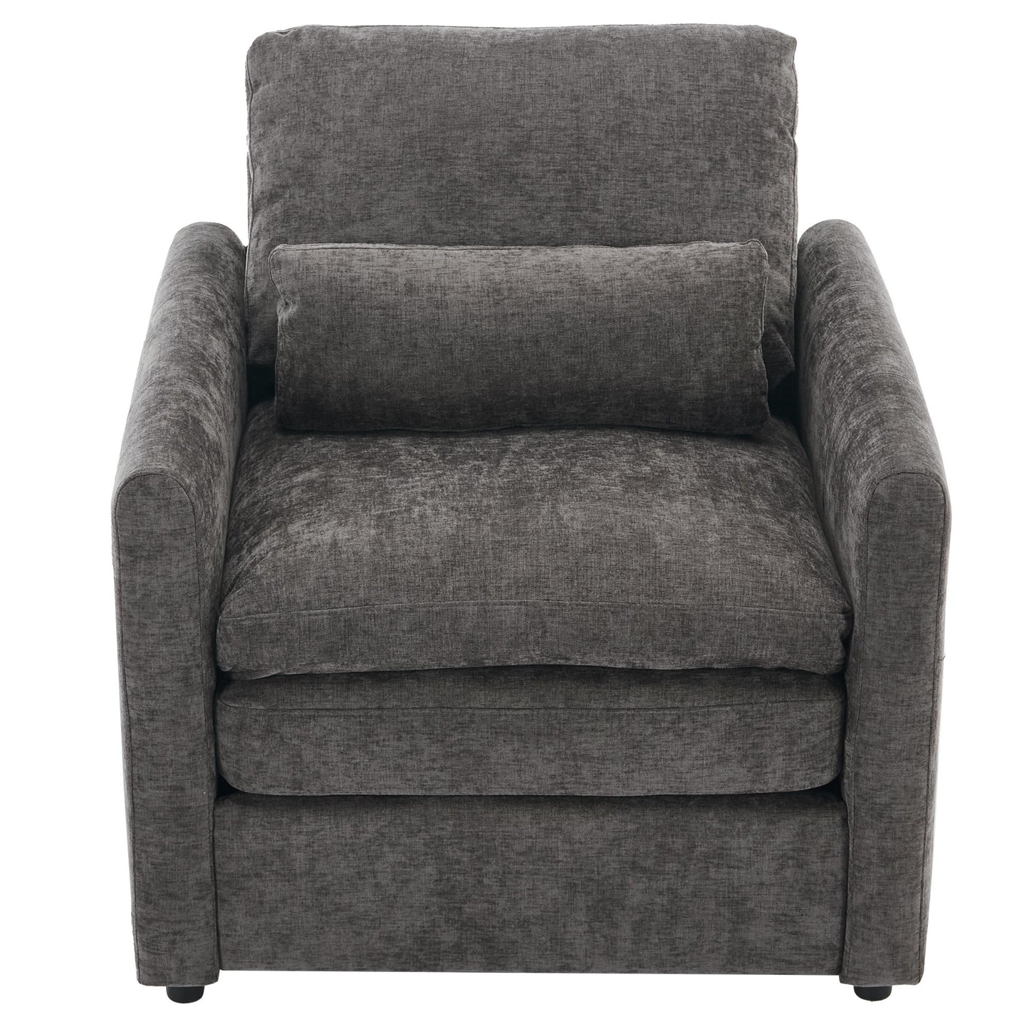 Cozy Upholstered Cushion Armchair For Living Room
