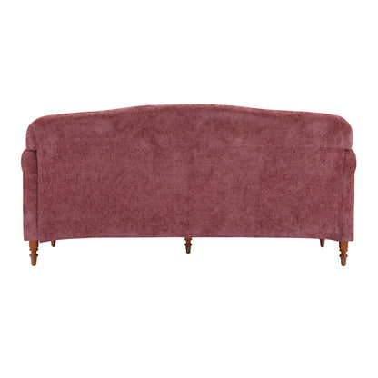 Loveseat Sofa, 2 Seater Couch With Rolled Arms