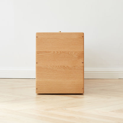Free-Standing Corner Storage Cabinet For Living Room