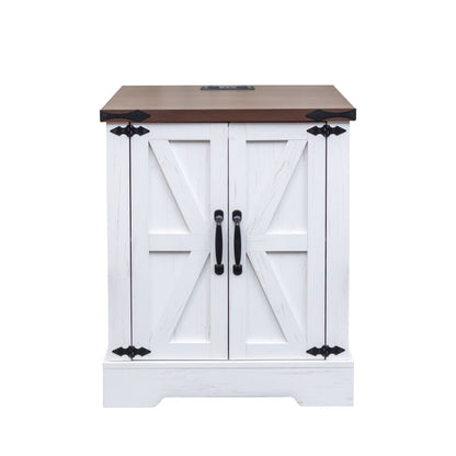 Nightstand With Adjustable Shelf