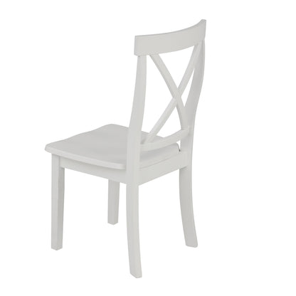 5 Pieces Dining Table And Chairs Set For 4 Persons, Kitchen Room Solid Wood Table With 4 Chairs