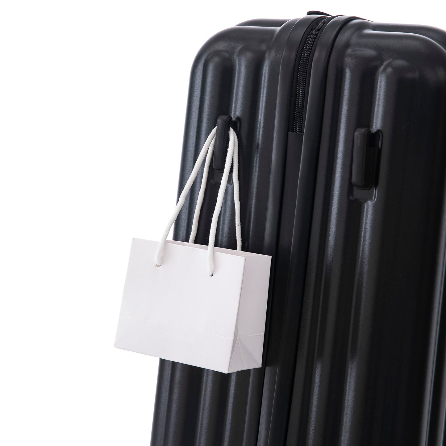 20" / 24" / 28" 3 Pieces / Set Spinner Wheel Luggage, Carry On Suitcase, With Cup Holder & USB Port & Phone Holder