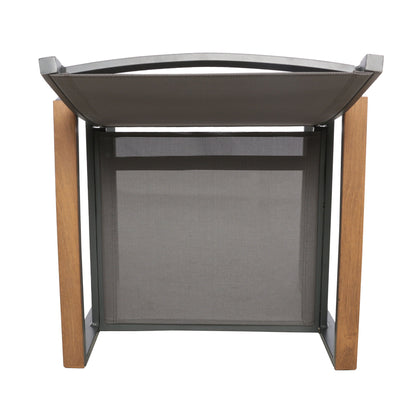 Aresha - Metal Outdoor Dining Armchair (Set of 2) - Gray