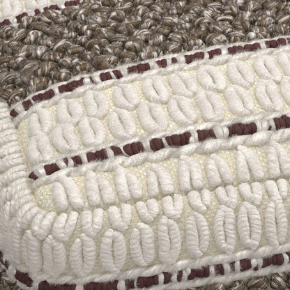Grady - Handcrafted Square Pouf